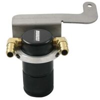 MOROSO SEPARATOR, AIR OIL, CATCH CAN, SMALL BODY, BLACK FINISH, MUSTANG ROUSH SUPERCHARGED, 11-14