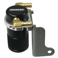 MOROSO SEPARATOR, AIR OIL, CATCH CAN, SMALL BODY, BLACK FINISH, CHRYSLER/DODGE CHALLENGER, CHARGER, MAGNUM, 300C, 5.7/6.1