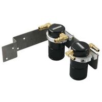 MOROSO SEPARATOR, AIR OIL, CATCH CAN, SMALL BODY, BLACK FINISH, SUBARU STI, 08-14, TOP MOUNT INTERCOOLER