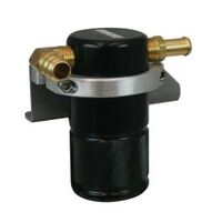 MOROSO SEPARATOR, AIR OIL, CATCH CAN, SMALL BODY, BLACK FINISH, GOLF/JETTA, 2.0 T, 10-14