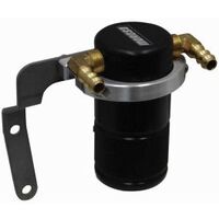 MOROSO SEPARATOR, AIR OIL, CATCH CAN, SMALL BODY, BLACK FINISH, CORVETTE NON ZO6, 14-19