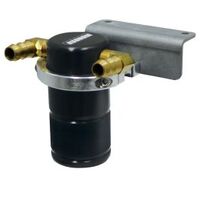 MOROSO SEPARATOR, AIR OIL, CATCH CAN, SMALL BODY, BLACK FINISH, DODGE CHALLENGER, CHARGER HELLCAT, 15-19