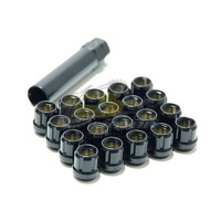 Muteki Short Lug Nuts Open End BLACK(12 x 1.25) - 31885B