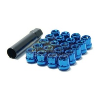 Muteki Short Lug Nuts Open End Blue (12 x 1.25) - 31885U
