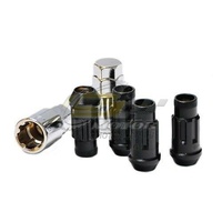Muteki SR48 Lock Nut Set  (12 x 1.25) Black - 32901B