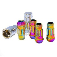 Muteki SR48 Lock Nut Set Neon(12 x 1.5) - 32902N