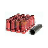 Muteki SR48 Open Ended Lug Nuts Red(12 x 1.25) - 32905R