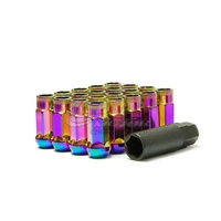 Muteki SR48 Open Ended Lug Nuts Neon(12 x 1.5) - 32906N