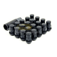 Muteki SR35 Lug Nuts Closed End BLACK(12 x 1.25) - 32925BP