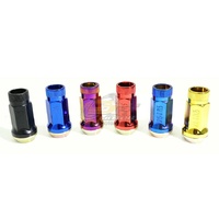 Muteki SR45R Rotating Taper Lug Nuts Open End Black(12 x 1.25) - 32935B