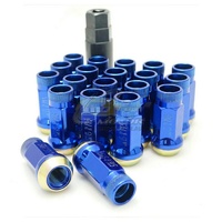 Muteki SR45R Rotating Taper Lug Nuts Open End Blue(12 x 1.25) - 32935U