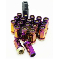 Muteki SR45R Rotating Taper Lug Nuts Open End(12x1.5)Burning Titanium - 32936RN
