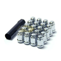 Muteki Short Lug Nuts Closed End Chome(12 x 1.25) - 41885C