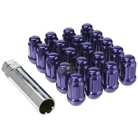 Muteki Short Lug Nuts Closed End Purple(12 x 1.25) - 41885L
