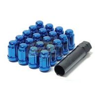 Muteki Short Lug Nuts Closed End Blue(12 x 1.5) - 41886U