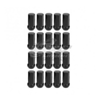 Kyokugen 7 sided Wheel Nuts Black (12 x 1.25) - HPF3B-L42
