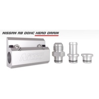 NITTO CYLINDER RB SERIES DOHC HEAD DRAINS WITH 5/8 HOSE FITTING