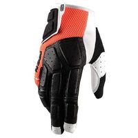 100% Simi MTB Orange Gloves