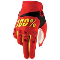 100% Airmatic Red Gloves