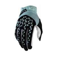 100% Airmatic Sky Blue/Black Gloves