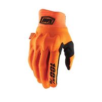100% Cognito Fluo Orange/Black Gloves