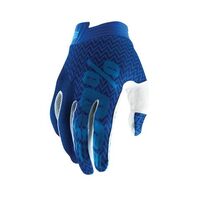 100% iTrack Blue/Navy Gloves