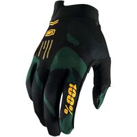 100% iTrack Sentinel Black Gloves
