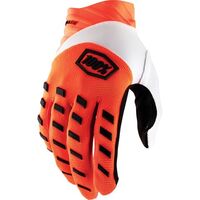 100% Airmatic Fluo Orange Gloves