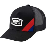 100% Cornerstone Black X-Fit Hat