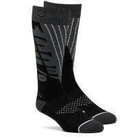 100% Torque Comfort Black/Steel Grey Stocks