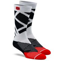 100% Rift Steel Grey Athlete Sock