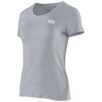 100% Womens Sprint Tech T-Shirt Grey
