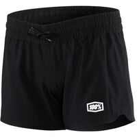 100% Womens Black Draft Athletic Short