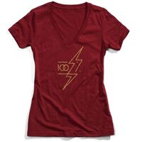 100% Womens Helgi Brick T-Shirt