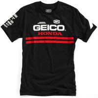 100% Geico Honda Control Black T-Shirt
