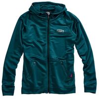 100% Union Teal Zip Hoodie