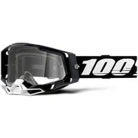 100% Racecraft2 Goggle Black Clear Lens