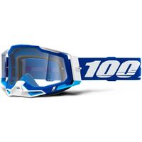 100% Racecraft2 Goggle Blue Clear Lens