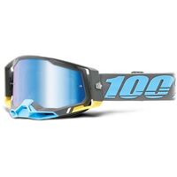 100% Racecraft2 Goggle Trinidad Mirror Blue Lens