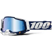100% Racecraft 2 Goggle Concordia Mirror Blue Lens
