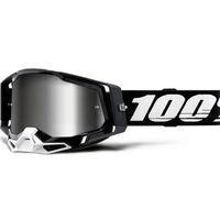 100% Racecraft2 Goggle Black Mirror Silver Lens