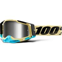 100% Racecraft2 Goggle Airblast Mirror Silver Lens