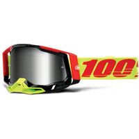 100% Racecraft2 Goggle Wiz Flash Silver Lens