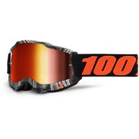 100% Accuri2 Goggle Geospace Mirror Red Lens