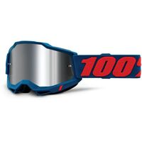 100% Accuri2 Goggle Odeon Flash Silver Lens