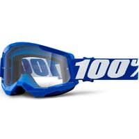 100% Strata2 Goggle Blue Clear Lens