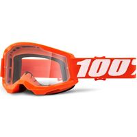 100% Strata2 Goggle Orange Clear Lens