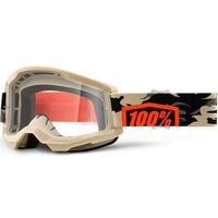 100% Strata2 Goggle Kombat Clear Lens