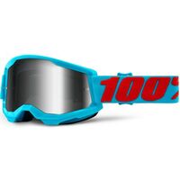 100% Strata2 Goggle Summit Mirror Silver Lens