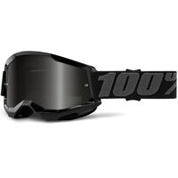 100% Strata2 Sand Goggle Black Smoke Lens